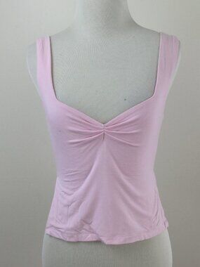 White Fox Baby Pink Tank Top xs